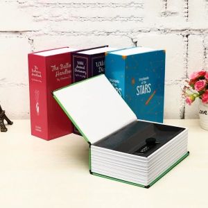 HOMESAFE Brangkas Berangkas Brankas bentuk buku kunci penyimpanan uang Password Lock KBS 801M
