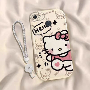 Applicable to Oppoa79 Phone Case A73 New Arrival Pftm10 Hello Kitty Silicon Womens Student Minimalist Cartoon Protection Rubber Shatter-Resistant Fashion Lens All-Inclusive Soft Case