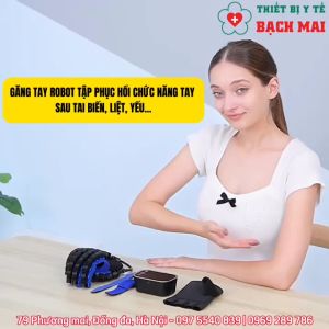 Găng Tay Robot Hỗ Trợ Tập Phục Hồi Chức Năng Bàn Tay Ngón Tay Cho Người Tai Biến