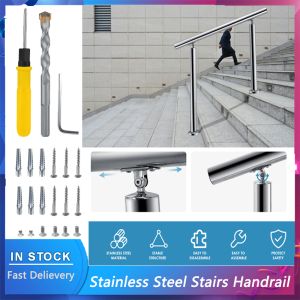 ราวจับสแตนเลส304 บันไดดาดฟ้า จัดส่งเร็ว คุณภาพสูง 1-3 ขั้นตอนครบช