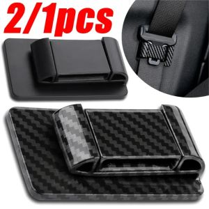 2PCS Universal Car Safety Seat Belt Fixed Buckle Adjustable Seat Belt Stopper Spacing Limit Device Non-slip Fixing Clips Car Supplies