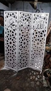 Pengaman Ruangan Multifungsi Kaligrafi Lafadz Allah & Muhammad Polos 160x120cm