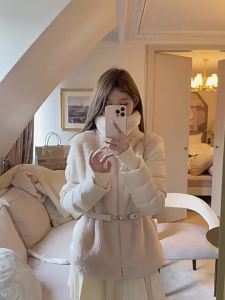 CHOUXIE | Bộ Đầm Len Thu Pháp Sang Trọng