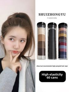 New 2022 Summer Korean Style Hair Ties for Women High Ponytail Hair Bands Hair Accessories Fresh out Freshwater Jade Brand