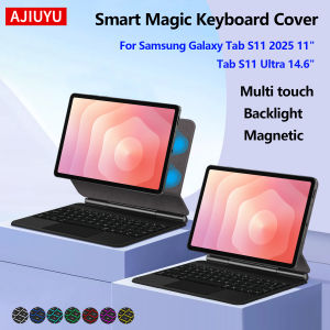 Magnetic Magic Keyboard For Samsung Galaxy Tab S11 Ultra 14.6" Protective Case For Tab S11 2025 11 Inch TrackPad Keyboard Cover