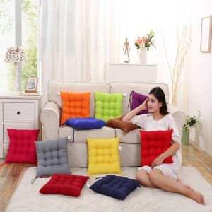 Dining Seat Pad Sofa Chair Pad Office Chair Cushion Pillow Seat Cushion Home Backrest Square Tatami