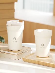 Cốc giữ nhiệt cà phê Timemore | thép không gỉ chống tràn lõi gốm.