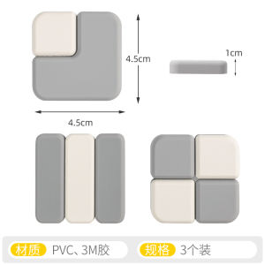 แผ่นรองกันกระแทกประตูแบบซิลิโคนสำหรับประตูตู้เย็น แผ่นรองกันกระแทกผนัง แผ่นรองกันกระแทกสีสันสดใสสำหรับตกแต่งบ้าน
