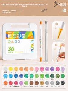 KABAXIONG | Automatic Oil-based Erasable Color Pencils 36 Colors