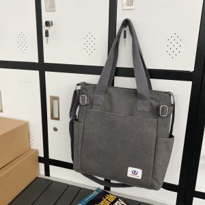 Túi xách vải đeo vai đơn dung tích lớn dành cho bé trai Lý tưởng cho học sinh trung học trung học và đại học