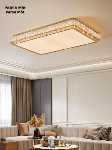PARSA | Intelligent French Luxurious Crystal Rectangular Ceiling Light