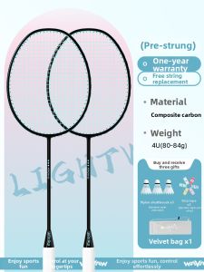 WAVAW | Professional Durable Ultralight Carbon Badminton Racket