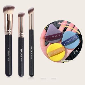 Get a Flawless Look with MAANGE Makeup Brushes Set Perfect for Foundation and Concealer Application
