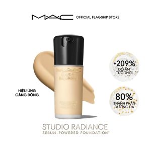 Kem nền căng bóng Studio Radiance Serum Powered Foundation 30ml với nhiều thành phần dưỡng da và độ che phủ linh hoạt