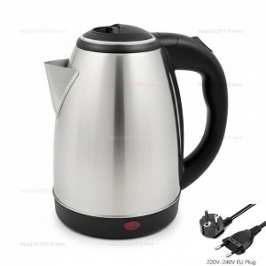 Travel Electric Kettle Tea Coffee 2L Stainless Steel Portable Water Boiler Pot For Hotel Family Trip Kitchen Smart Kettle Pot