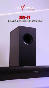 Speaker Advance Sr-11 Soundbar Dan Subwoofer Bluetooth Speaker Multimedia | Soundbar TV + Subwoofer Bluetooth Home Theater Super Bass Advance Sr11 | Kualitas Speaker Di Jamin Bagus - Vas