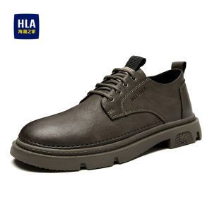 Mens Casual Leather Shoes Fall Season Low-Top Martin Boots Fleece-Lined Business Casual Suit Shoes Black Sport Shoes