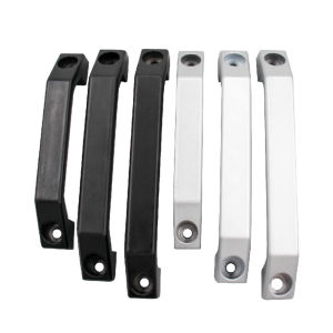 Door Handle Aluminum Alloy 100/120/130mm Silver Black U-Shaped Cabinet Sliding Door Pull Handle For Luggage Furniture Wardrobe