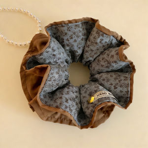 Retro Chinese Style Large Floral Hair Ties Womens High End Hair Bands Super Big Hair Bands Hair Accessories for Bun Heads