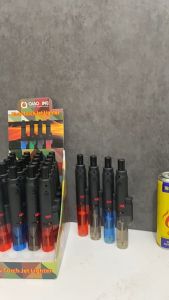 ราคาถูก ไฟแช็ค ที่จุดเทียนหอม ไฟฟู่ไม่มีเขม่า อุปกรณ์สำหรับเตาแก๊ส ล็อคไฟได้**(ไม่มีสารไวไฟ)(ไม่มีวัตถุไวไฟในตัวสินค้า)