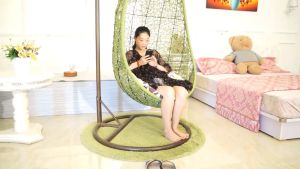 Karpet Bulu rasfur bulat isi polyfoam Uk diameter 120cm tebal 25cm LP