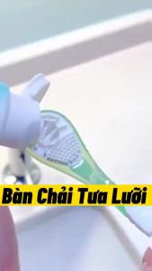 Bàn chải lưỡi bàn chải cạo lưỡi bàn chải vệ sinh lưỡi silicon làm sạch ngăn ngừa hôi miệng