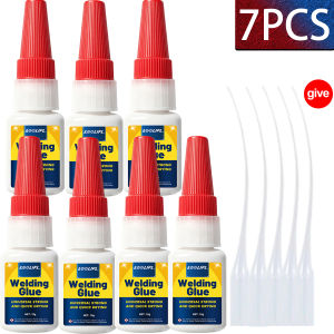 LOOLIFL | Welding Glue High Strength Oily Super Glue Fast Cure Universal Instant Repair Adhesive For Metal Plastic Diy Wood Ceramic Crack