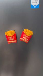 12pcs Lucu French Fries Snack Sealing Clip Fresh Keeping Sealer Clamp Dapur Gadget Seal Pour Food Storage Bag Clip