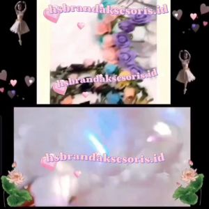 BANDO MAHKOTA BUNGA LED & NON LED / BANDO BRIDAL SHOWER / BANDO BUNGA MAWAR PUTIH / BANDO FASHION BUNGA ROS / FLOWER CROWN LED / BANDO NATAL / BANDO PESTA | BC87856534