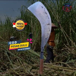 Am19 sabit tebang tebu jumbo produk wonosobo bahan baja isian isen sap 3 lapis