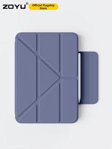 Zoyu | Ultra Thin Magnetic Case & Rotating Stand for iPad Air 6/5 Mini 7/6 Pro 10 Air 11/13