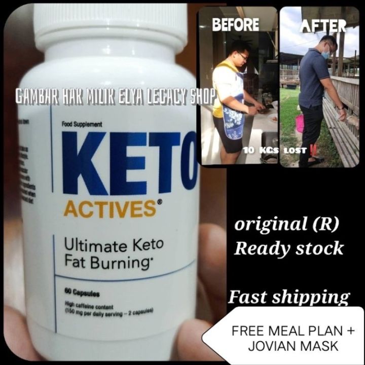 KETO ACTIVES ORIGINAL READY STOCK FAT BURNING PILL