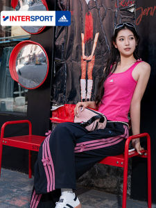 adidas | Bộ Quần Áo Dài Thẳng và Áo Thun Không Tay Cho Phụ Nữ Mùa Thu
