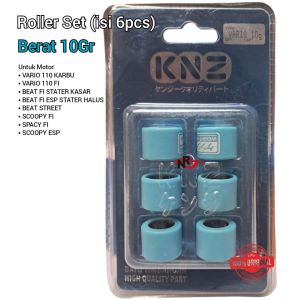 Roller Set Only Racing Beat POP Vario 110 Beat Street Scoopy FI eSP Spacy FI Vario 110 Karbu Beat FI Starter Kasar Beat FI eSP Starter Halus 10 11 14 Gram Gr Merk KNZ