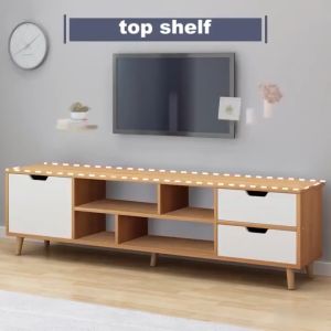 47/55 Inch Wood TV Rack: A Stylish Addition to Your Living Room