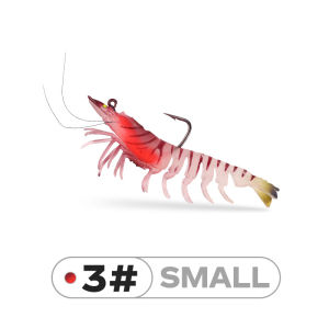 WeiHe 1pcs 8cm 8g 6Colors Artificial PVC Shrimp Soft Fishing Lure Luminous Bait For Fishing Activity