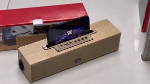 ลำโพงบลูทูธ รุ่น KTS-1665 รองรับUSB ทรงยาว เสียงดี  เสียFlash Driveได้  เพิ่ม/ลดเสียงได้ มีช่องวางมือถือ ลำโพงบลูทูธไร้สาย ลำโพงแบบพกพา