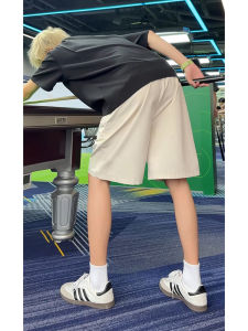 Quần Short Nylon Nhanh Khô Ice Silk Nam Mùa Hè Ngoài Trời Quần Dài Năm Điểm Quần Dài Thường Ngày Cạp Vừa Quần Dài Thẳng