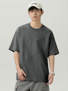 Wood soon | Summer Mens Quick Drying Cool Sense Round Neck T-Shirt