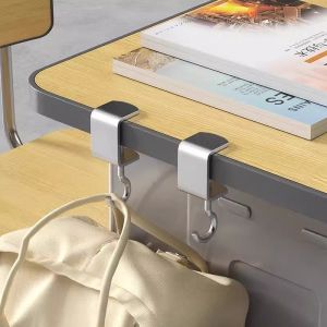 360 Rotatable Portable Hanging Bag Hook Student Desk Side Hanging bag Removable mobile Handbag Holder Multifunctional Table Hook