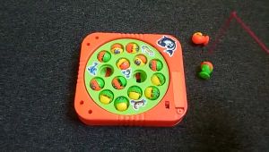 PANCINGAN IKAN FISHING GAME 15 IKAN SQUID BABY WARNA RANDOM