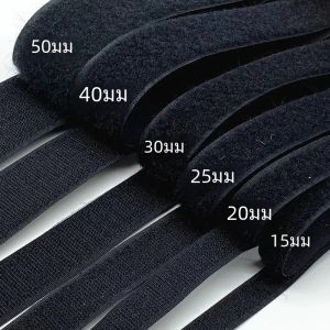 10 เมตร/คู่ตะขอและห่วงเทปไนลอน Heavy Duty Sticky Strips Reusable Fastener ม้วนแถบเย็บกาว Velcros Tape20-50mm