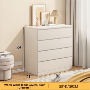 Minimalist Modern White Storage Chest