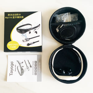 Tayogo W18 Waterproof Swimming Earphones In-Ear MP3 Bluetooth Music Player 32G Memory Professional Underwater Listening