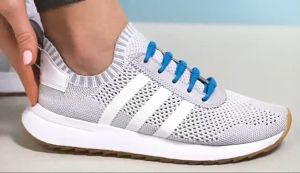 เชือกผูกรองเท้าซิลิโคน เชือกรองเท้า แพ็คละ 12 ชิ้น เชือกรองเท้าซิลิโคน เชือกรองเท้าไม่ต้องผูก มีหลายสีให้เลือก