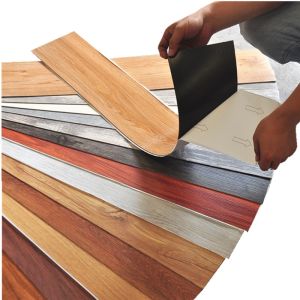 10PCS 1.5MM PVC Floor Stickers Waterproof high quality Vinyl floor Tiles Wood Grain Self Adhesive Decals Sticker Wallpaper For Room Kitchen Home Decor(91.44*15.24CM)