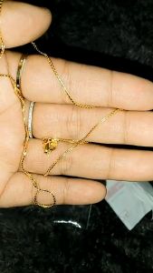 NEW ARIVALL!!! KALUNG ITALI SANTA WANITA ATAU PRIA ADA SURAT DAN BISA JUAL KEMBALI ASLI PERAK EMAS 24K