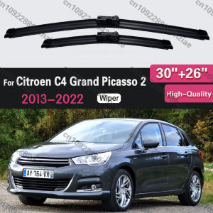 Wiper LHD Front Wiper Blades For Citroen C4 Grand Picasso 2 2013 - 2022 Windshield Windscreen Window 30"+30" Accessories