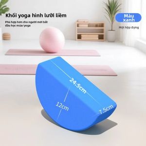 Khối Tập Yoga Nửa Hình Tròn Chống Trượt Dụng Cụ Tập Luyện Kéo Giãn Và Thăng Bằng Tăng Cường Sức Mạnh Cốt Lõi Kỹ Thuật Vận Động Chân Tập Luyện Thể Thao Trong Nhà Phòng Tập Thể Dục Tại Nhà