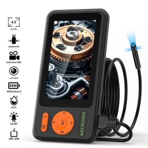 4.5 IPS หน้าจออุตสาหกรรม Endoscope ออโต้โฟกัสกล้อง HD1080P Single Dual Triple เลนส์ USB วิดีโอรถตรวจสอบท่อ Borescope